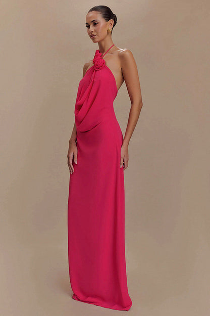 Rosalia Cowl Neck Maxi Dress