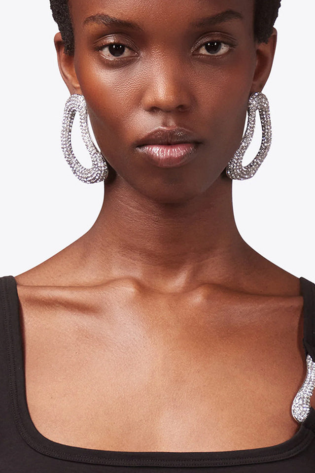 Crystal Link Earrings