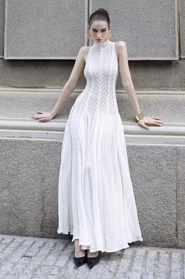 Lucas Black Lace Sleeveless Dress