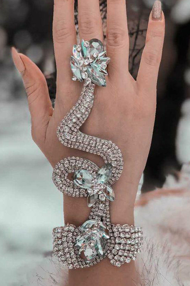 Naomi Crystal Snake Bracelet