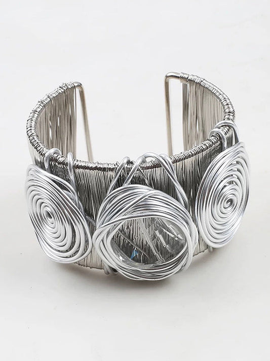 Geometric Pleated Bracelet Accessories