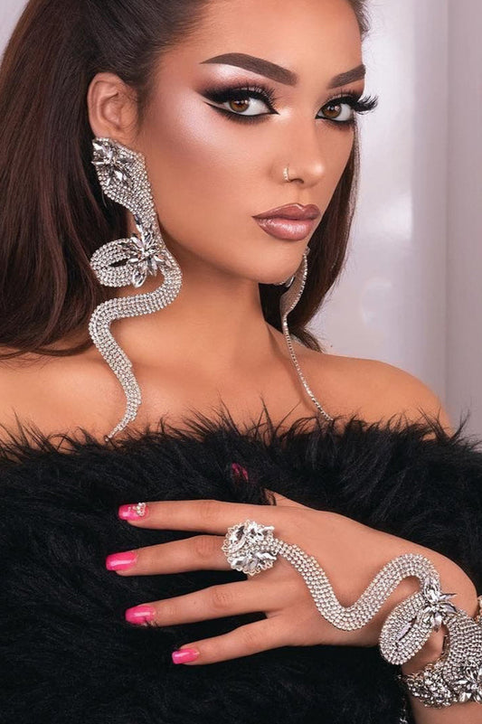 Naomi Crystal Snake Bracelet