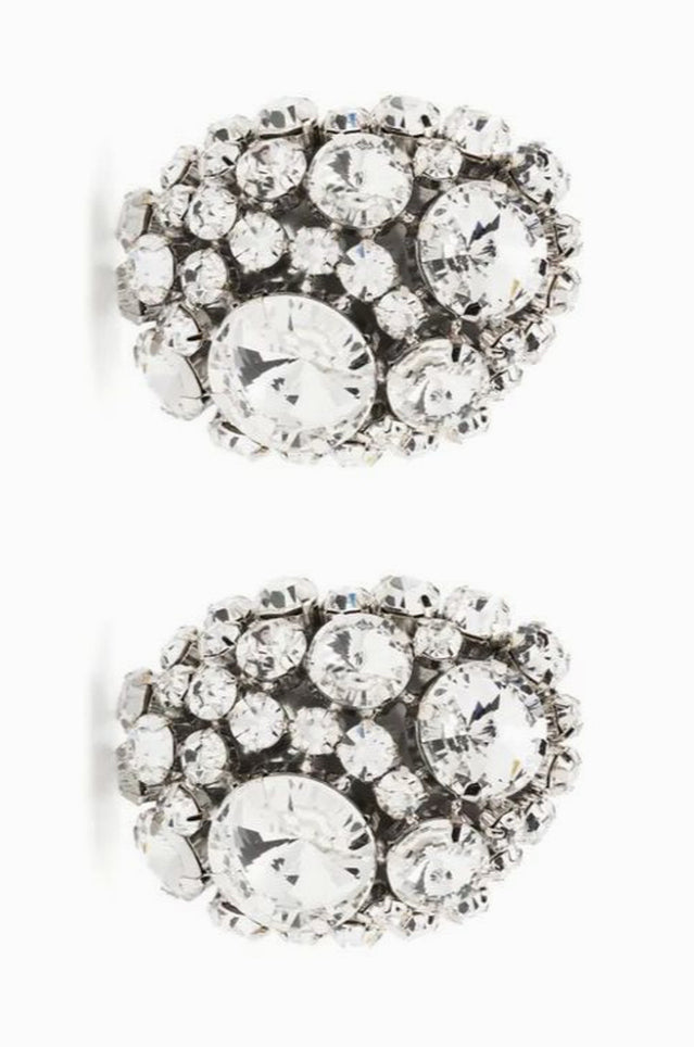 Nora Crystal Ear Clip Earrings
