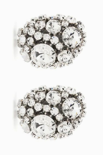 Nora Crystal Ear Clip Earrings