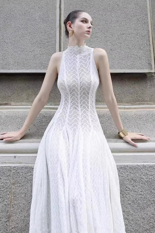 Lucas Black Lace Sleeveless Dress