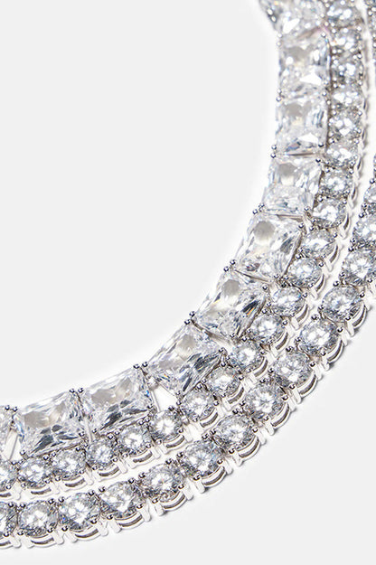 Alice Multi-layer Crystal Choker