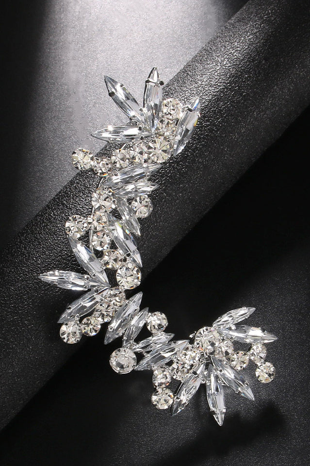 Rhinestone Rise Earrings