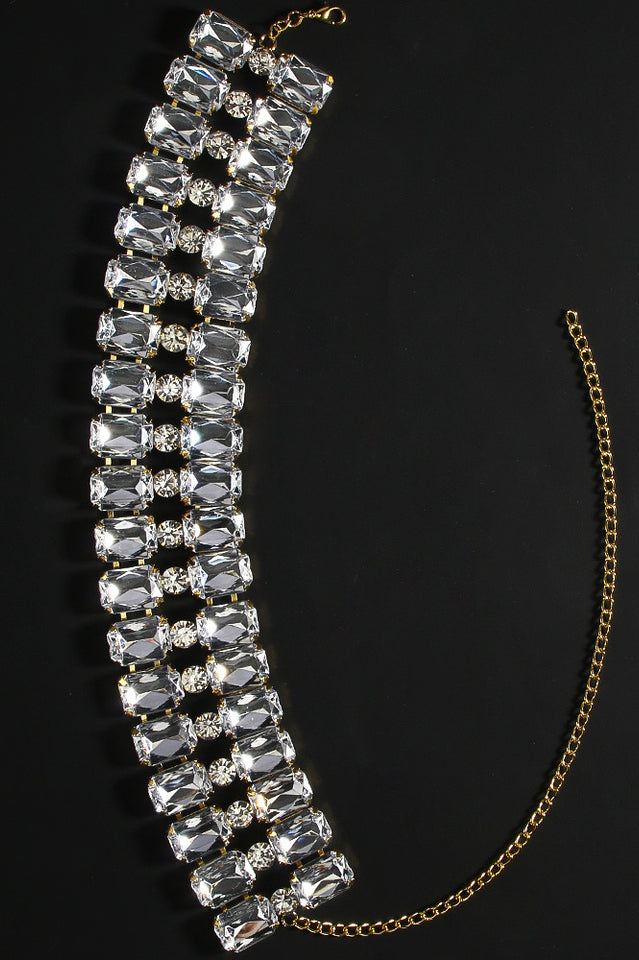 Creole Rhinestone Crystal Choker