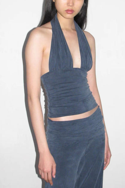 Brooklyn Cupro Mopit Navy