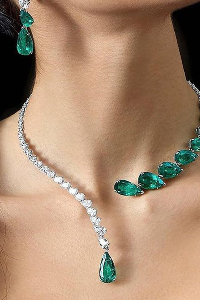 Faye Emerald Necklace