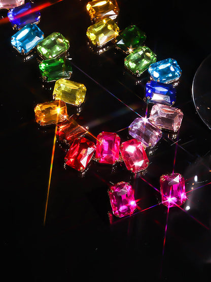 Chains Contrast Color Necklaces Accessories