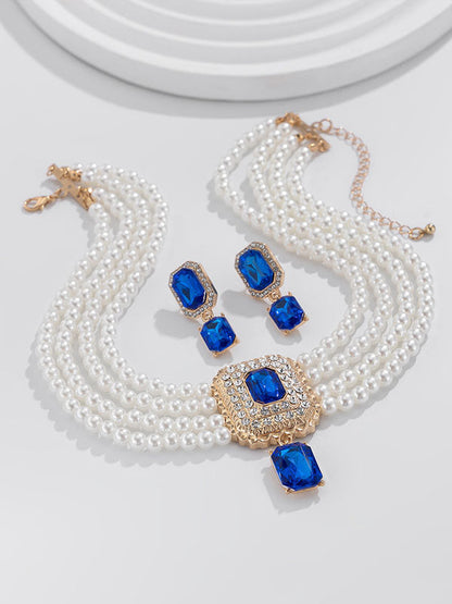 Geometric Drop Earrings Necklaces Accessories