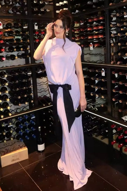 Manon Bowknot Cut-Out Maxi Dress