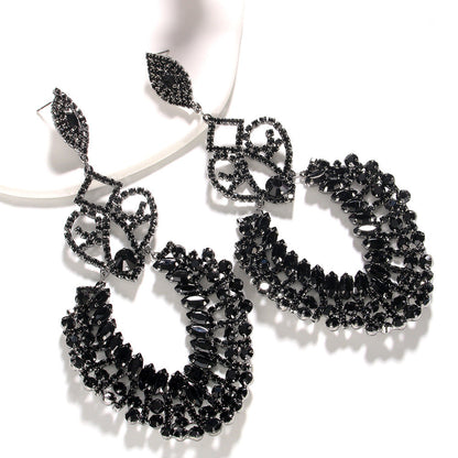 Madalina Black Earrings