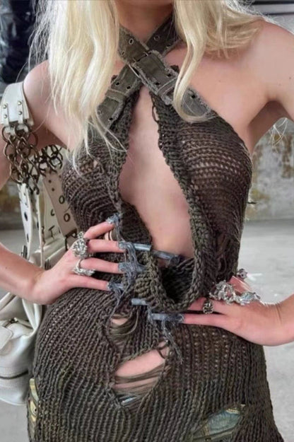 Lithium Knit Mini Dress