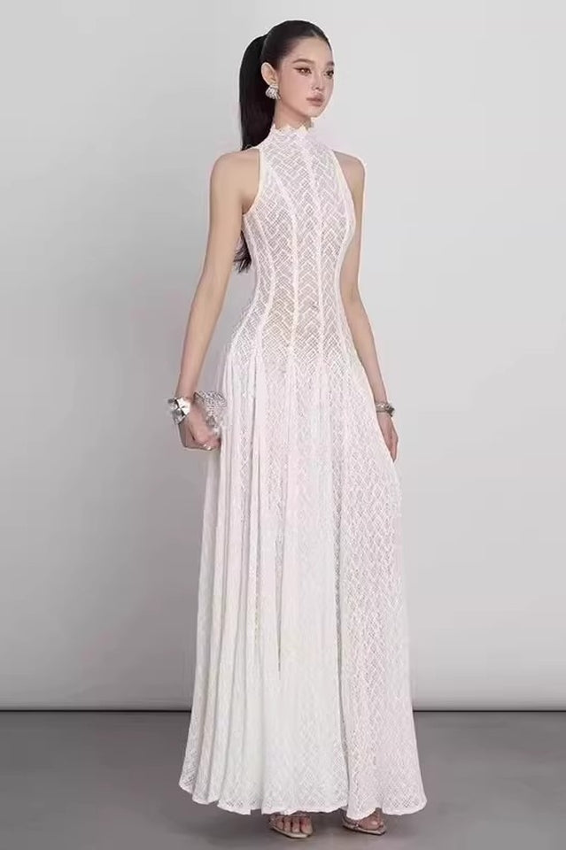 Lucas Black Lace Sleeveless Dress