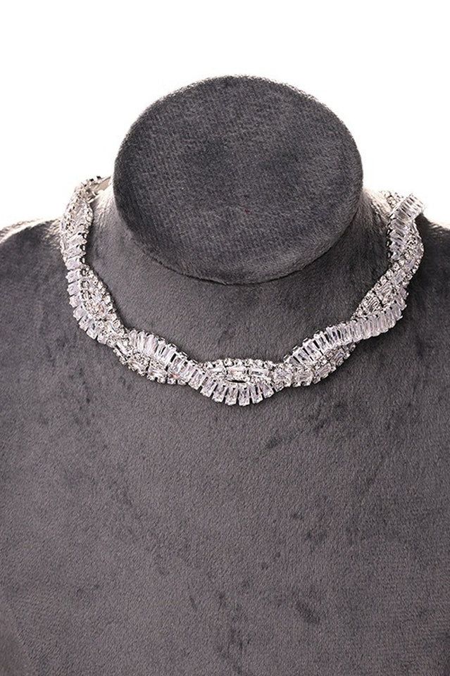Irma Crystal Embellished Necklace