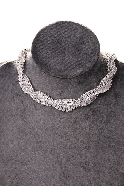 Irma Crystal Embellished Necklace