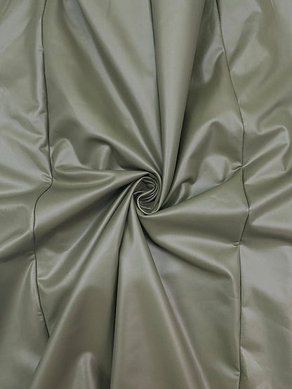 Long Sleeves Solid Color Split-Joint Round-Neck Inner Shirts + A-Line Bowknot Midi Dresses Two Pieces Set