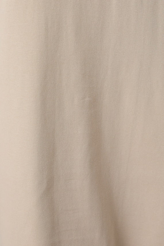 Round Neck Lace Joined T-Shirt Maxi Dress