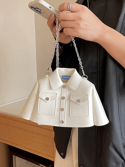 Chains Rivet Split-Joint Jacket-Shaped Bags Bags Accessories Crossbody Bags