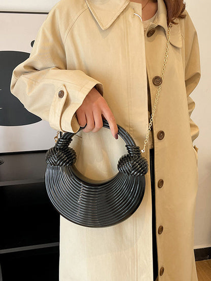 Chains Geometric Shiny Bags