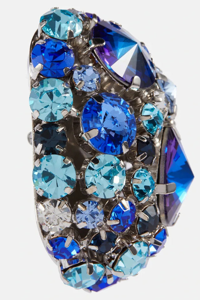 Nora Crystal Ear Clip Earrings