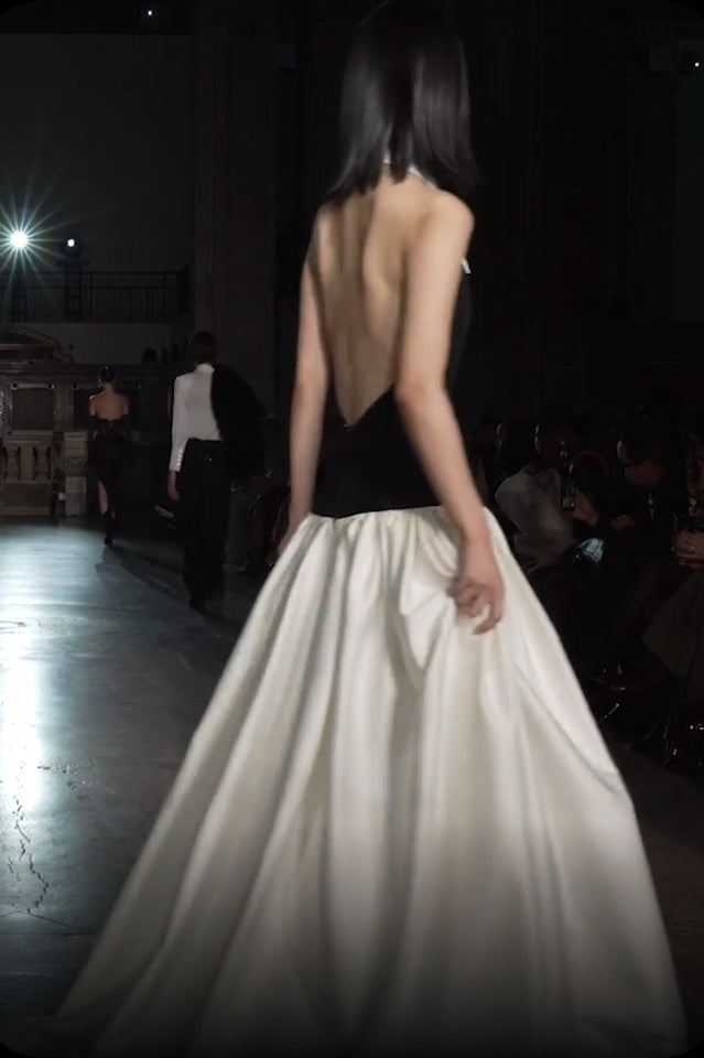 Spiral Lapel leeveless Maxi Dress