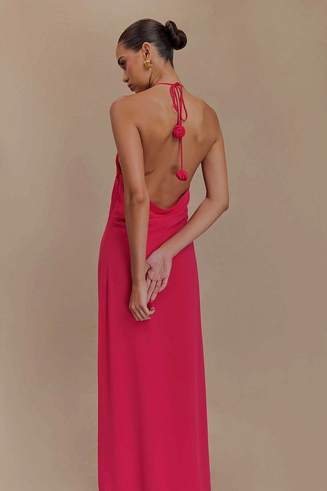 Rosalia Cowl Neck Maxi Dress