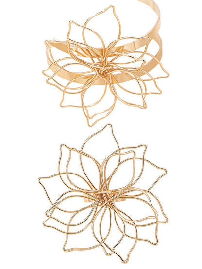 Flower Shape Bracelet Accessories + Rings Accessories