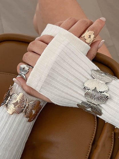 Flower Shape Geometric Bracelet Accessories Rings Accessories