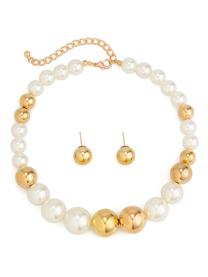 Beaded Contrast Color Dainty Necklace  Accessories + Earrings Accessories