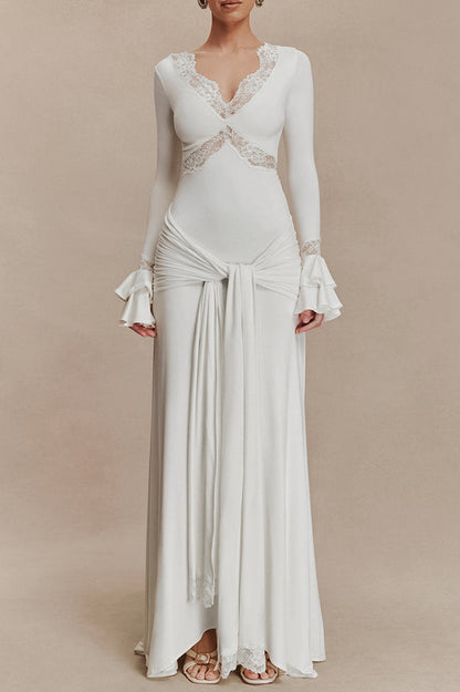 Electra Slinky Lace Maxi Dress