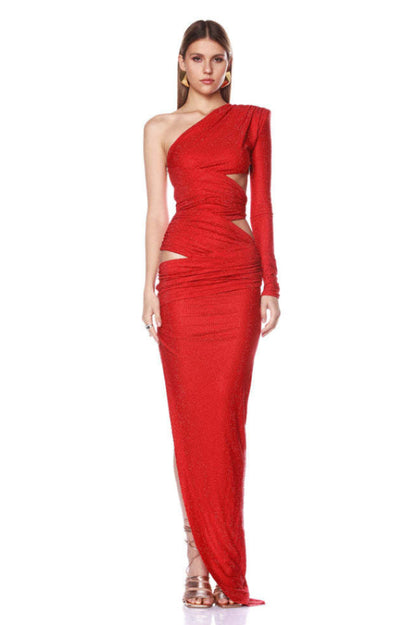 Caits Crystal Cutout Maxi Dress