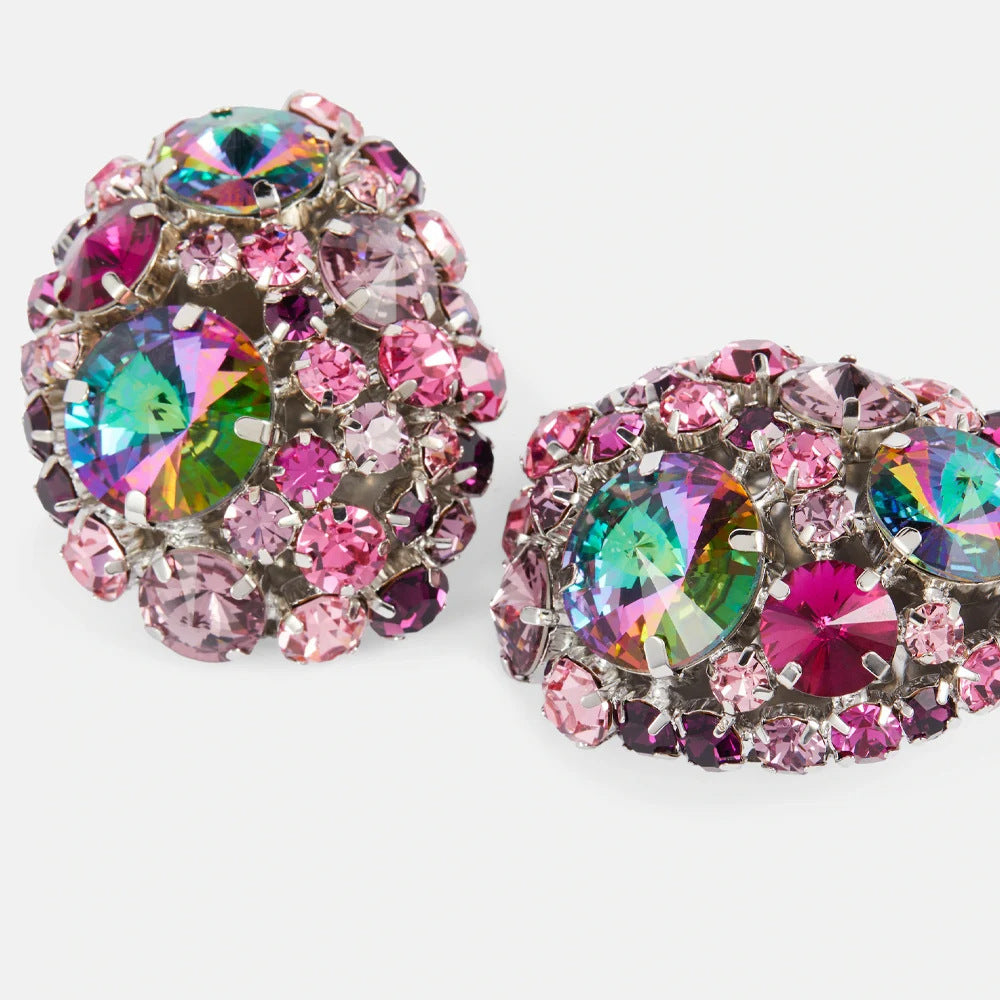 Nora Crystal Ear Clip Earrings
