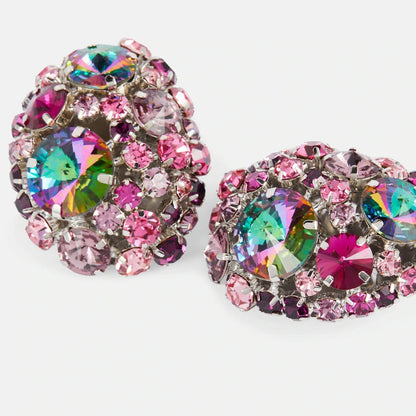 Nora Crystal Ear Clip Earrings