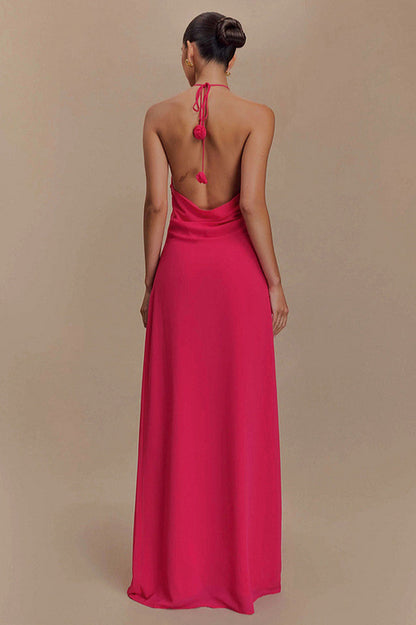 Rosalia Cowl Neck Maxi Dress