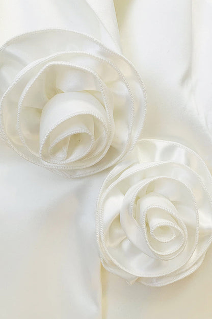 Ossie Pearl Embellished Cutout Blazer Set