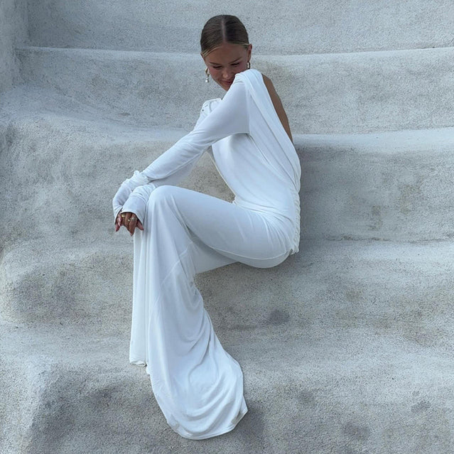 Quintina Plunging Back Maxi Dress