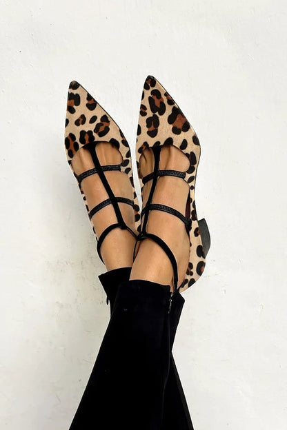 Clarissa™ | Leopard Strap Heels