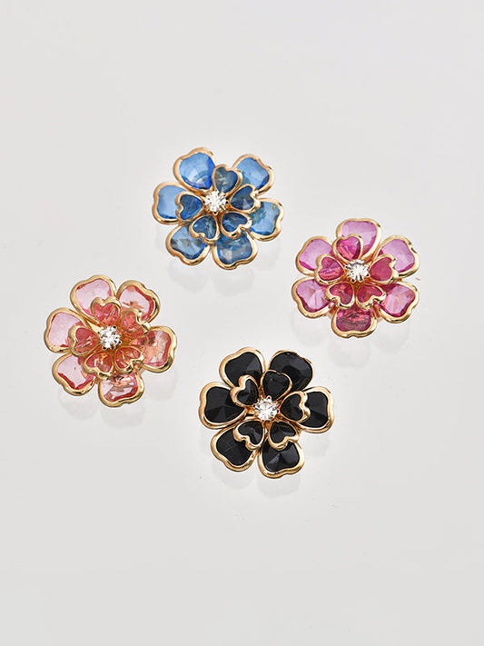Detachable Flower Shape Cufflink Accessories