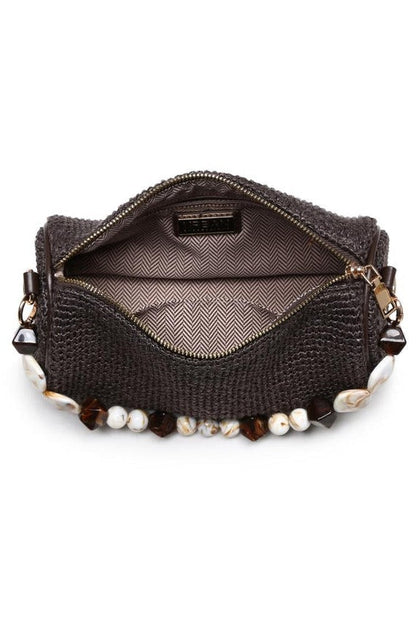 Rachel Straw Clutch