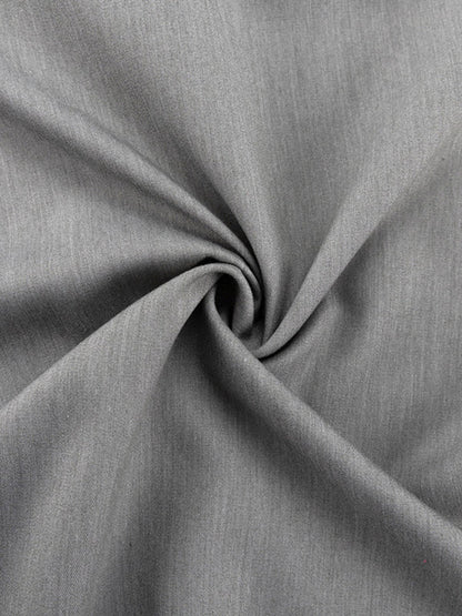 High Waisted Loose No Belt Solid Color Split-Back Split-Joint Zipper Skirts Bottoms