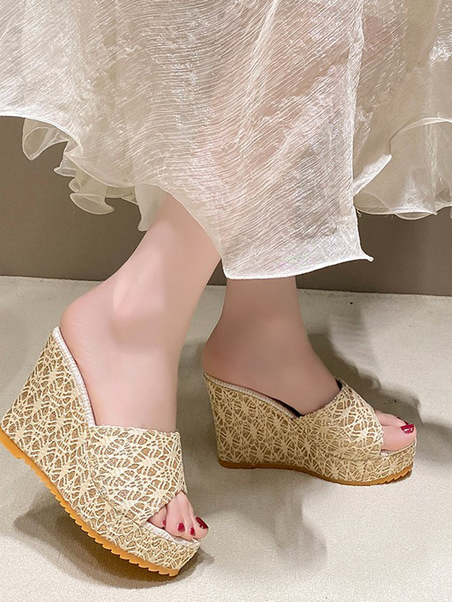 Printed Open Toe Sandals