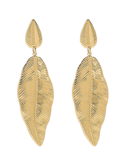 Leaves Shape Drop Earrings