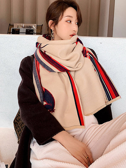 Châle et écharpe originaux à imprimé dessin animé 