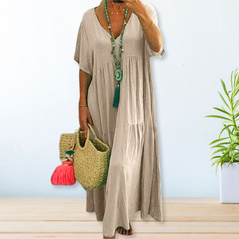 Clover | Women's Draped Elegant Dress