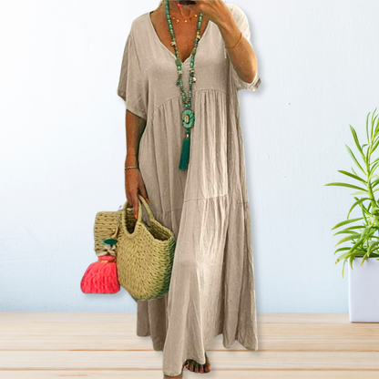 Clover | Women's Draped Elegant Dress