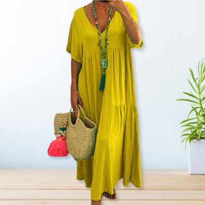 Clover | Women's Draped Elegant Dress