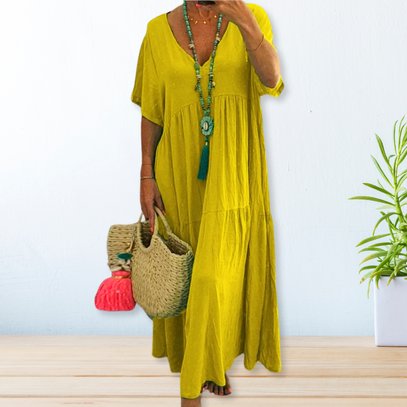 Clover | Women's Draped Elegant Dress
